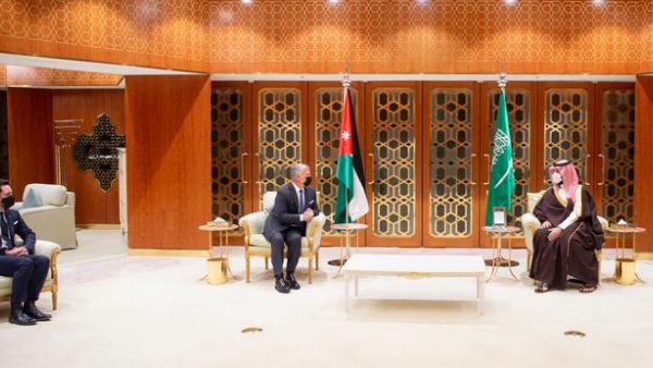 Jordan's King Abdullah Meets Saudi Crown Prince Mohammed bin Salman  