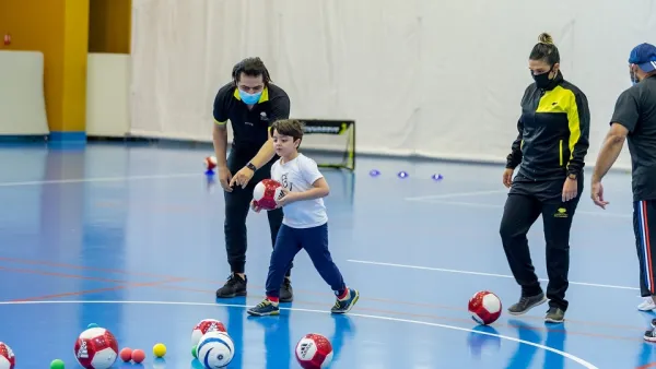 QF And Generation Amazing Expand Ability Friendly Football Program For Children In Qatar