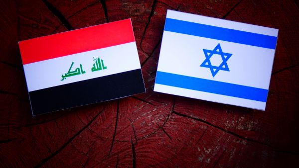 Iraqi and Israeli flag