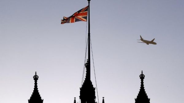 Tops of The UK Houses of Parliament 