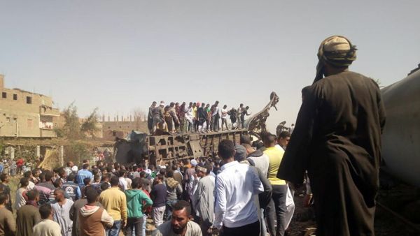 حادث قطار سوهاج