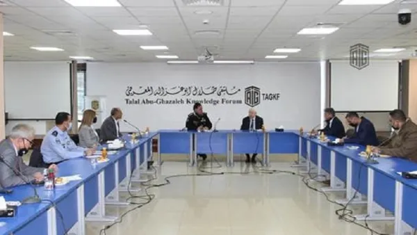 Abu-ghazaleh Receives Public Security Delegation, Discusses Cooperation