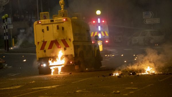 police patrol near Belfast