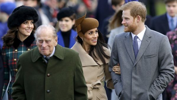 الأمير فيليب والأمير هاري