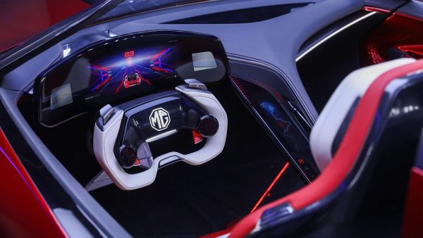 MG Cyberster's interior. MG Motor Reveals More Details About its Cutting-Edge, Fully-Electric Cyberster Concept Car