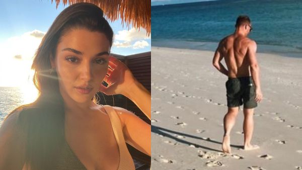 Hande Erçel Ercel Kerem Bürsin Bursin Maldives love holding hands hand in hand el ele tutuşmak aşk