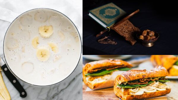 أطباق رمضانية: صدور الدجاج في الخبز الفرنسي وحلوى طبق الأرز بالحليب والموز