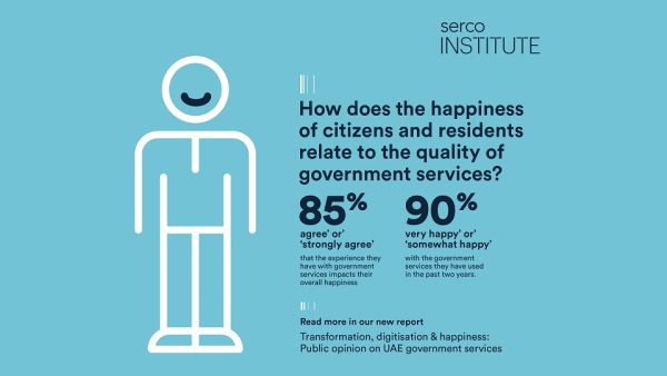 90% Of UAE Citizens & Residents Are Overwhelmingly Happy With Government Services, Finds New Report By Serco Institute