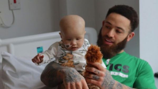 his infant was battling leukemia.