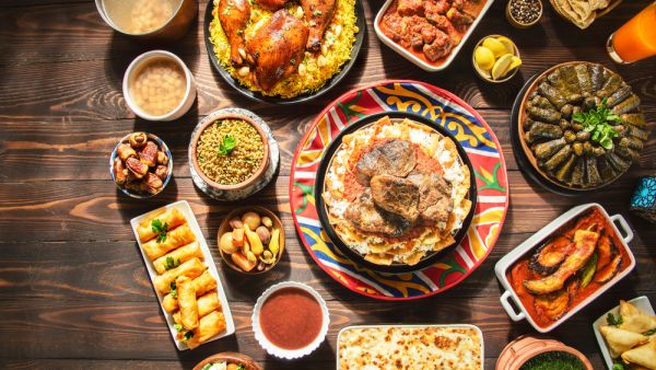 Middle Eastern traditional lunch