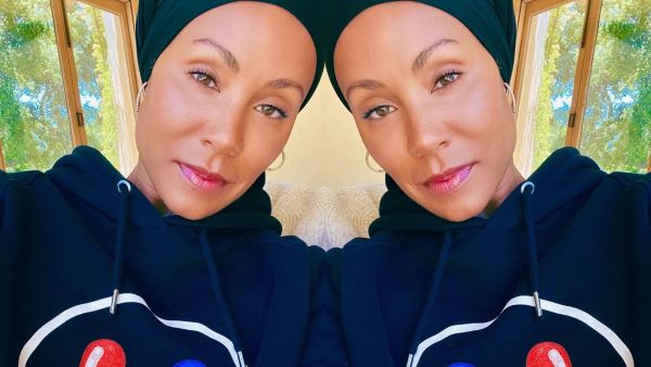 'Hijada' Pinkett Smith Sparks Followers Enthusiasm Sporting Peach Hijab and Abaya.. (Pictures)