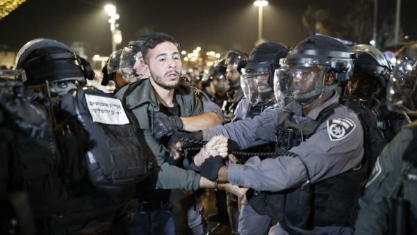 Hundreds were injured during clashes with Israeli forces