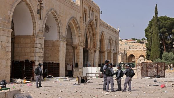 Israeli police storm the Al-Aqsa Mosque in occupied East Jerusalem