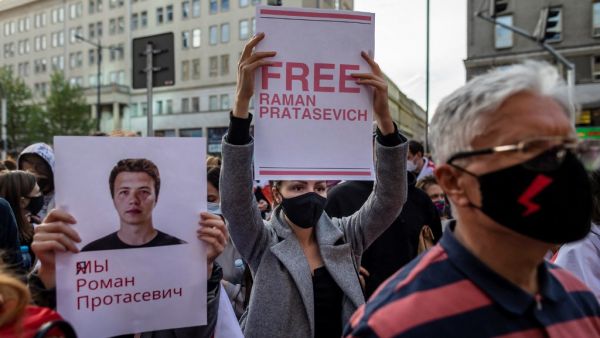 opposition activist Roman Protasevich was arrested