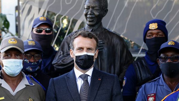 Macron’s Rwanda visit was hailed.