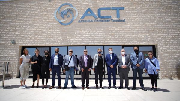 رئيس شركة ميناء حاويات العقبة التنفيذي يستقبل سعادة السفيرة السويدية