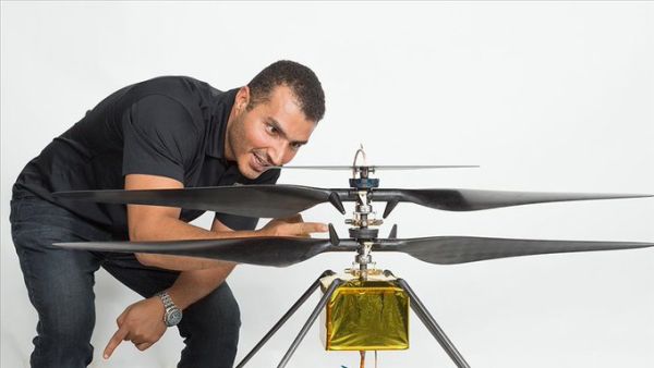 Loay Elbasyouni is part of the Nasa team responsible for the mini helicopter that landed on Mars