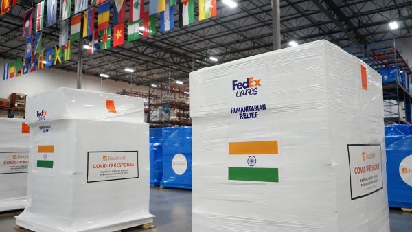 Thousands of oxygen concentrators and converters, hundreds of thousands of masks among aid being airlifted to India FedEx Delivering Critical Covid-19 Aid To India