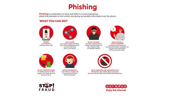 Ooredoo تطلق حملة توعوية حول سُبل مكافحة الاحتيال الإلكتروني