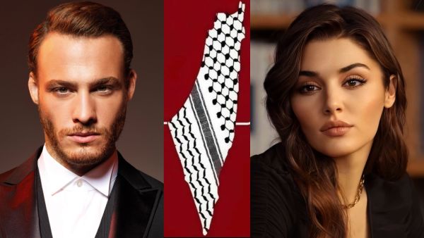 Kerem Bürsin bursin Hande Erçel ercel Break Their Silence On Palestine Pictures mesçidi aksa sheikh jarrah
