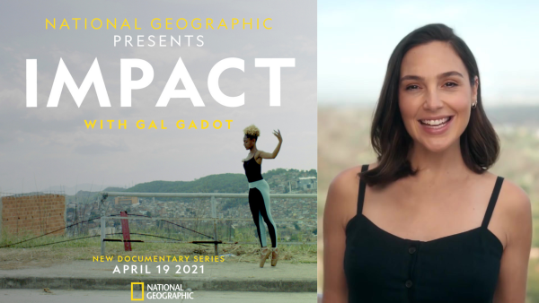 Gal Gadot and Impact poster