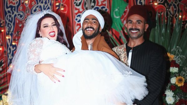 سمية الخشاب وأحمد سعد