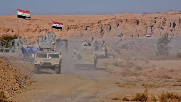قوات عراقية على الحدود مع سوريا