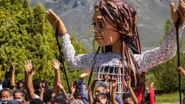 puppet of a fictitious Syrian girl named Amal (Twitter)  puppet of a fictitious Syrian girl named Amal