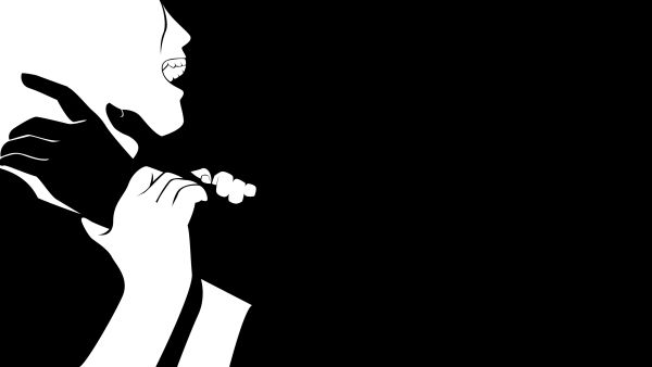 A black shadowy hand!