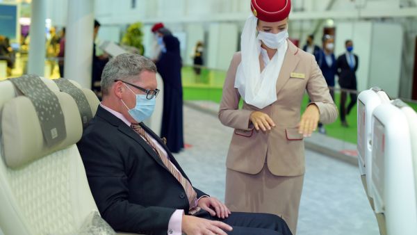 The centrepiece of this year’s product exhibit was the airline’s recently launched Premium Economy seats. Emirates Wraps Up A Safe And Successful Atm