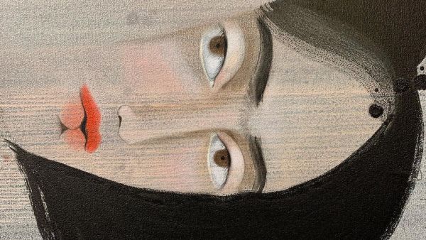 Backbend not quite human by Hayv Kahraman 