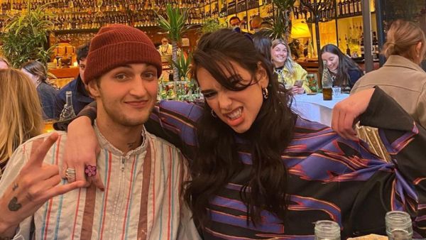 Popstar Dua Lipa celebrates anniversary with model beau Anwar Hadid
