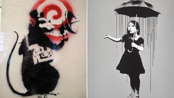 Radar Rat and Girl with Umbrella
