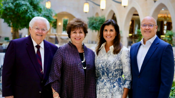 Nikki Haley and Pastor John Hagee