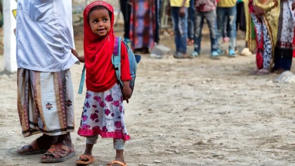 little girl out of islamic school