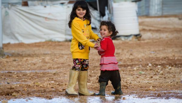 Syria's children at Zaatari refugee camp in Jordan (Shutterstock) Syria's children at Zaatari refugee camp in Jordan