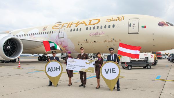 Etihad Launches 65th Destination  With First Flight To Vienna