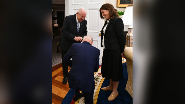 President Biden and Rivka Ravitz