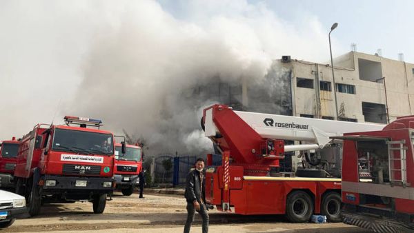 حريق في مصر