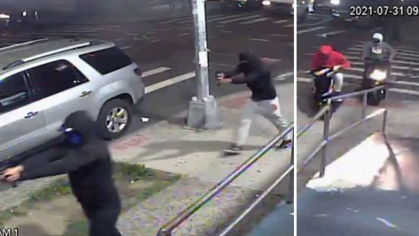 مشهد من اطلاق النار 