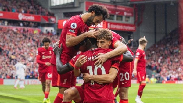 ليفربول يفوز على بيرنلي (المصدر: حساب ليفربول الرسمي على تويتر)
