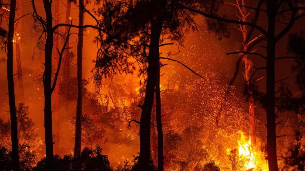 Raging fires in Turkey