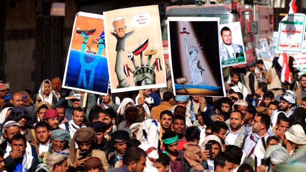 Houthi Missile destroyed before reaching Saudi's Najran