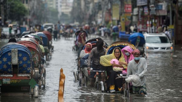 more than 100,000 residents affected by floods in Bangladesh
