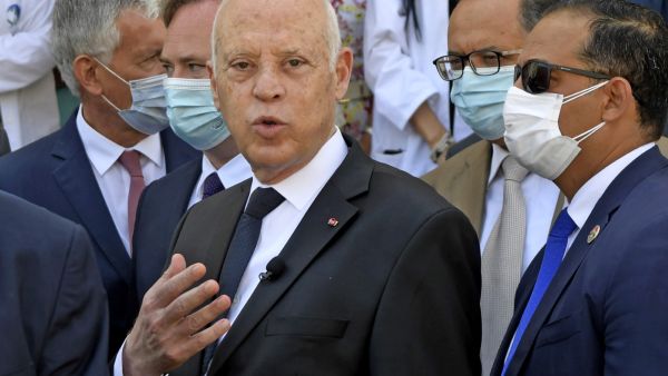 Tunisia's President Kais Saied met Saudi Minister for African Affairs
