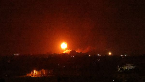 Israeli regime launched airstrikes