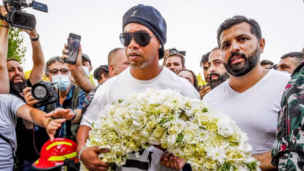 Ronaldinho Beirut Blast Anniversary Lebanon beirut port explosion