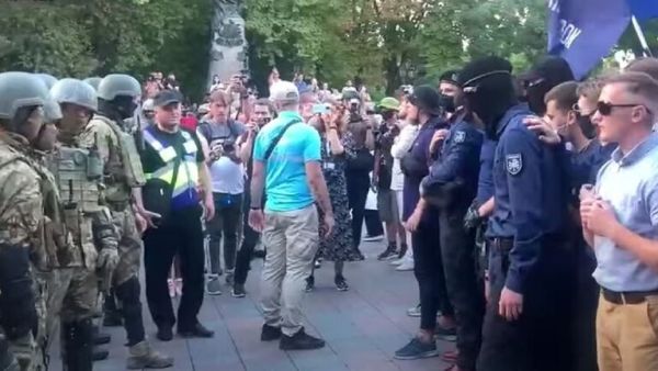 مسيرة وسط مدينة أوديسا