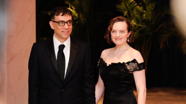 Fred Armisen and wife Elizabeth Moss