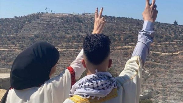 عمران ورغد.. شابان من نابلس عقدا قرانهما على جبل صبيح